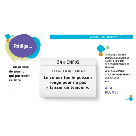 Expression écrite – Français – CM1/CM2 – Boîte à outils pédagogique – JOCATOP