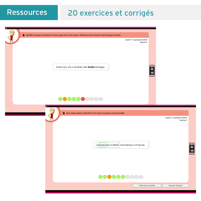 Les Leçons Numériques de Grammaire • Partie 1
