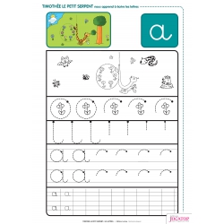 Timothée • Les lettres cursives