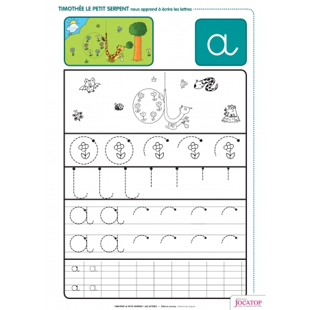 Timothée • Les lettres cursives