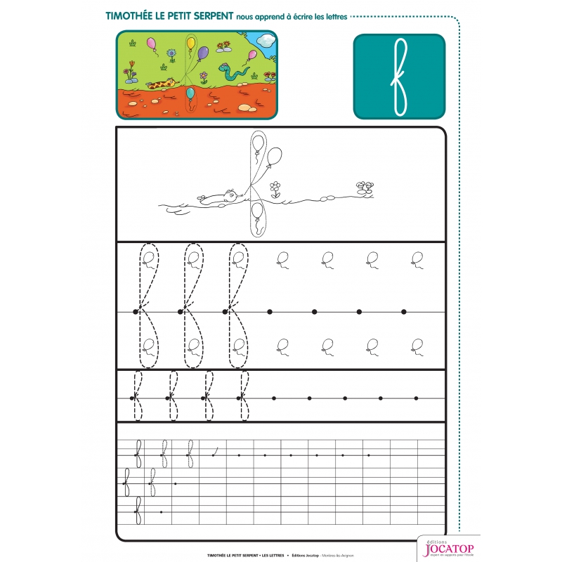 Timothée • Les lettres cursives