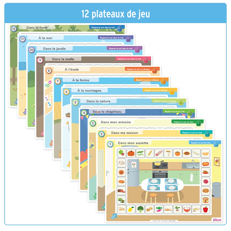 Jeu conscience phonologique – Français – MS GS – Jeu éducatif – JOCATOP