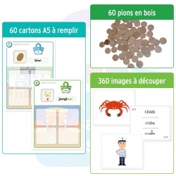 Jeu conscience phonologique – Français – MS GS – Jeu éducatif – JOCATOP