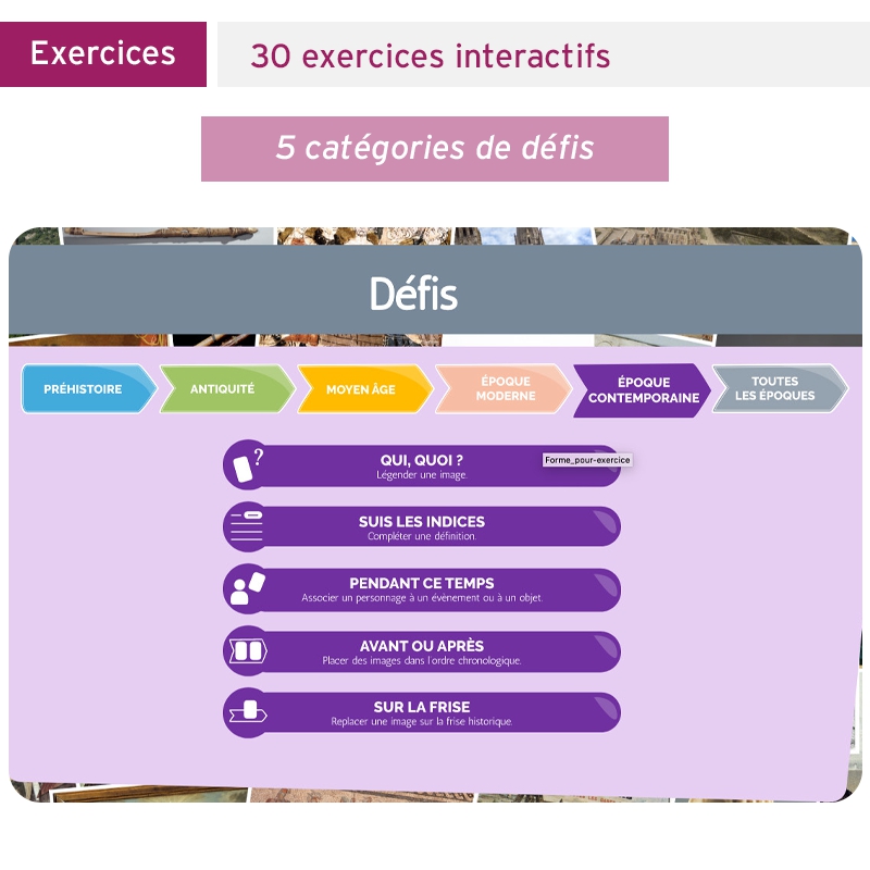 Frise historique numérique • CM1-CM2