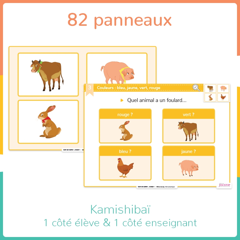 Structurer sa pensée – Premiers outils mathématiques – PS – Mallette pédagogique "Haut les cartes !" – JOCATOP