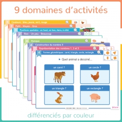 Structurer sa pensée – Premiers outils mathématiques – PS – Mallette pédagogique "Haut les cartes !" – JOCATOP