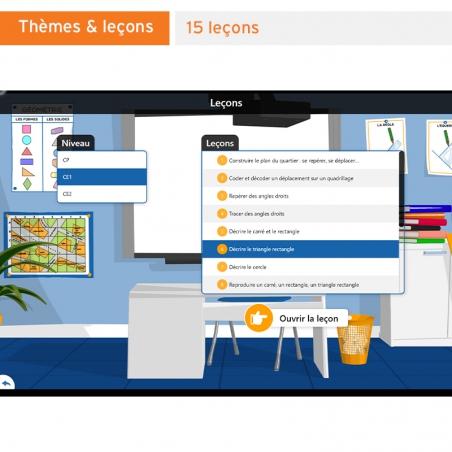 Les Leçons Interactives de Géométrie • CE1