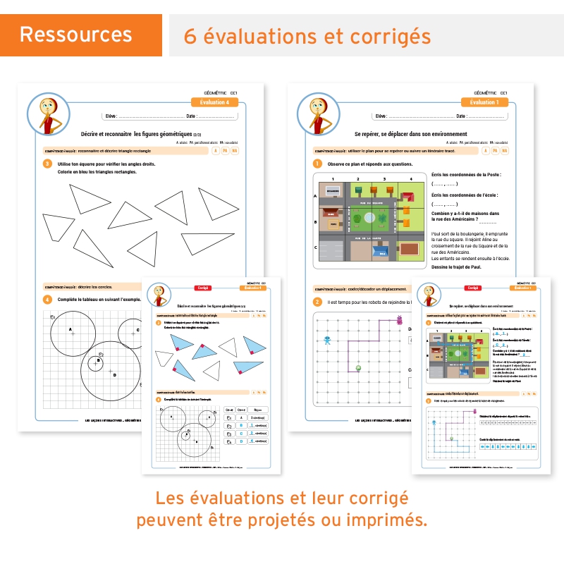 Les Leçons Interactives de Géométrie • CE1