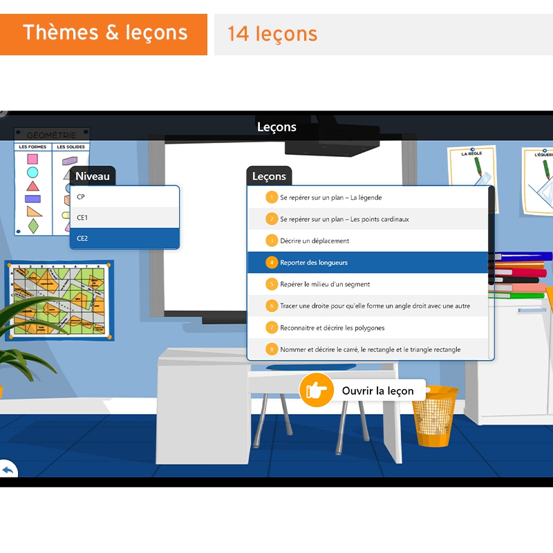 Les Leçons Interactives de Géométrie • CE2