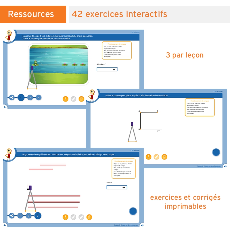Les Leçons Interactives de Géométrie • CE2
