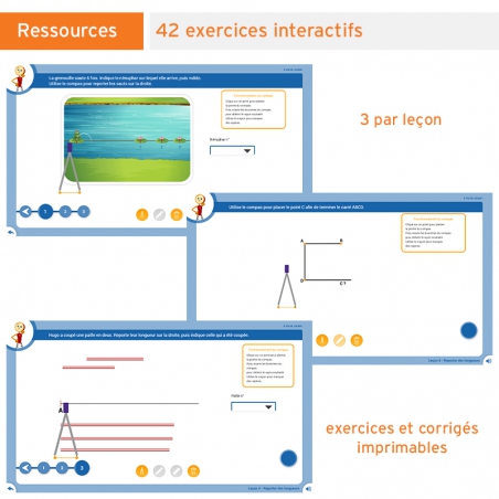 Les Leçons Interactives de Géométrie • CE2