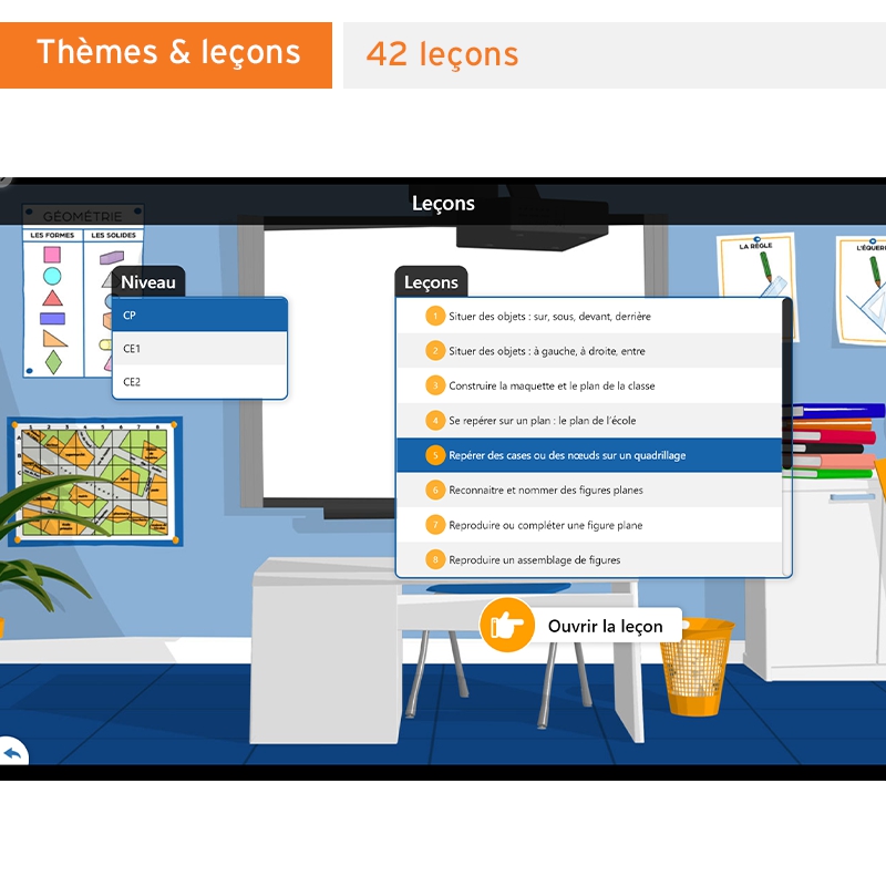 Les Leçons Interactives de Géométrie • Cycle 2