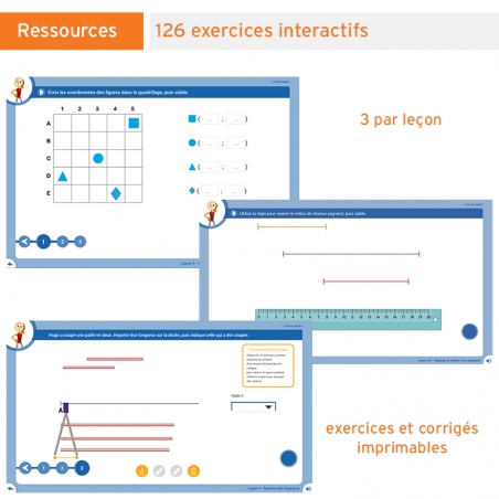 Les Leçons Interactives de Géométrie • Cycle 2