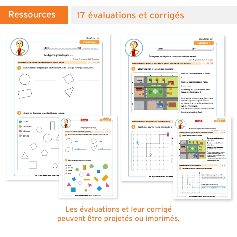 Les Leçons Interactives de Géométrie • Cycle 2