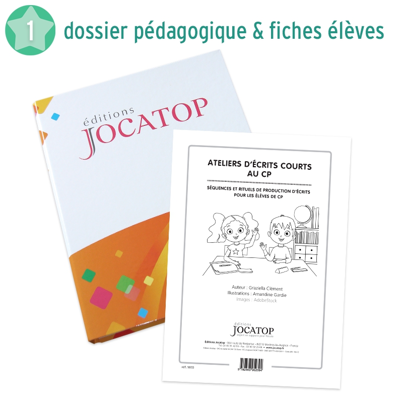 Production d’écrits – Français – CP – Ateliers d’écrits courts – Mallette pédagogique – JOCATOP