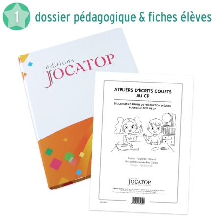 Production d’écrits – Français – CP – Ateliers d’écrits courts – Mallette pédagogique – JOCATOP