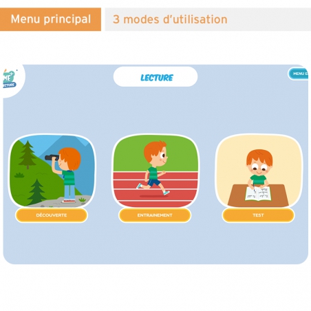 Application interactive pour perfectionner la lecture – Français – CP, CE1 & CE2 – Ressource pédagogique – JOCATOP