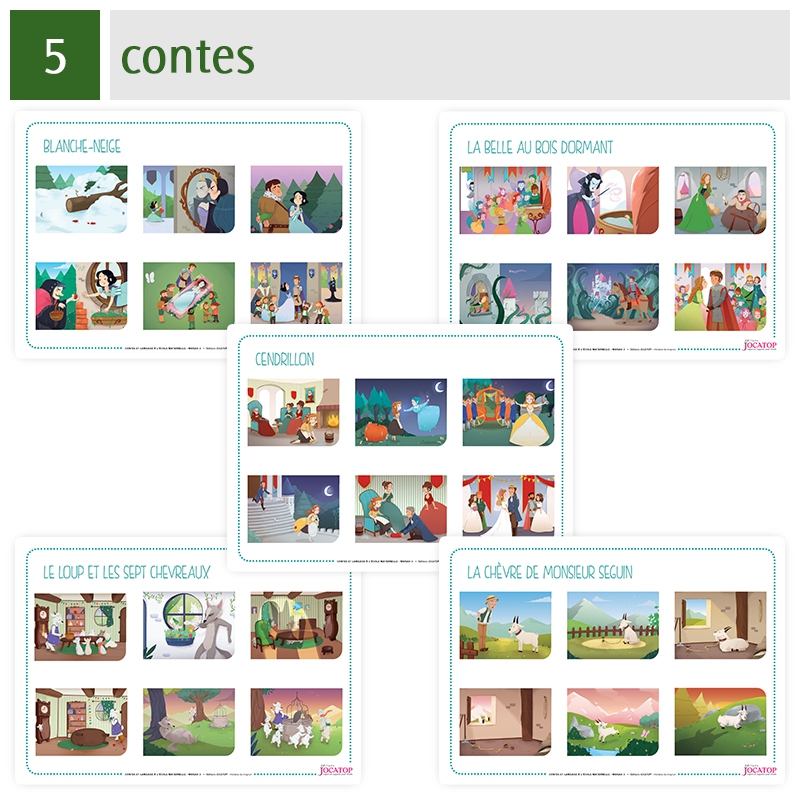 Dossier pédagogique langage – Maternelle MS-GS – Contes et langage Volume 3 – JOCATOP