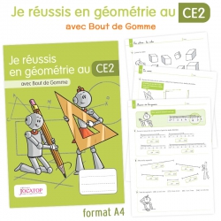 Apprendre la géométrie au CE2 – Cahier de mathématiques Bout de Gomme – JOCATOP