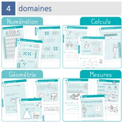 Cahier de Mathématiques CP – Mon petit mémo de Maths avec Bout de Gomme – JOCATOP