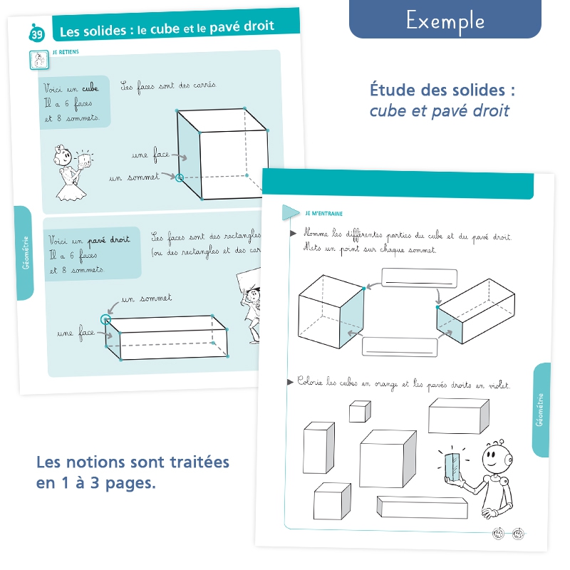 Cahier de Mathématiques CP – Mon petit mémo de Maths avec Bout de Gomme – JOCATOP