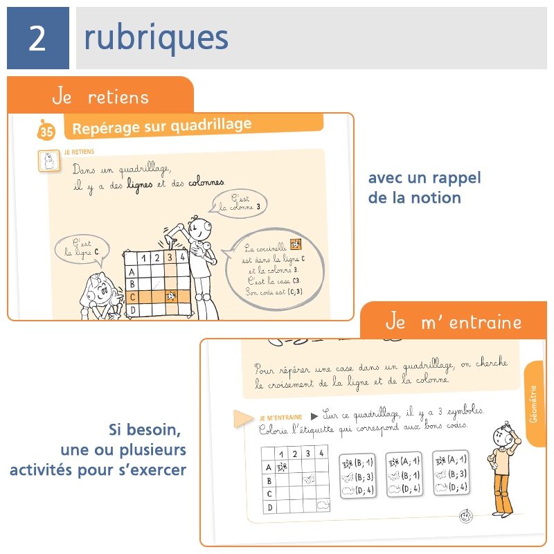 Cahier de Révision de Mathématiques CE1 | Mon petit mémo de Maths avec Bout de Gomme – JOCATOP