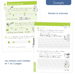 Cahier de Maths CE2 – Mon petit mémo de mathématiques avec Bout de Gomme – JOCATOP