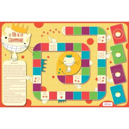 Plateau de jeu - Le roi de la Grammaire