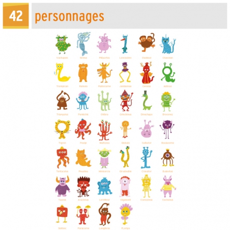 Les Monstrocools • Jeux pour développer de langage descriptif