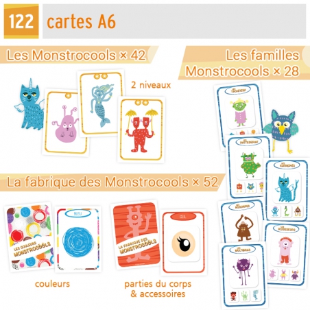 Les Monstrocools • Jeux pour développer de langage descriptif