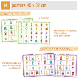 Les Monstrocools • Jeux pour développer de langage descriptif