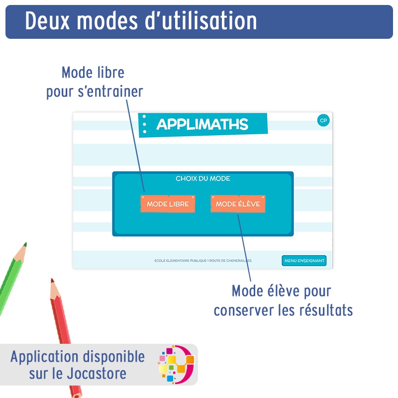 Résolution de problèmes – Application maths CP – Professeur des écoles – Numérique éducatif