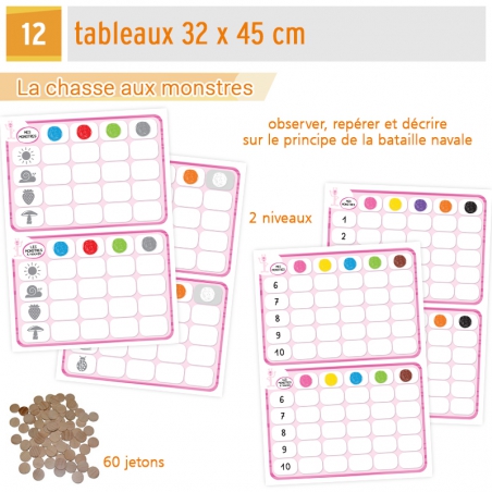 Les Monstrocools • Jeux pour développer de langage descriptif