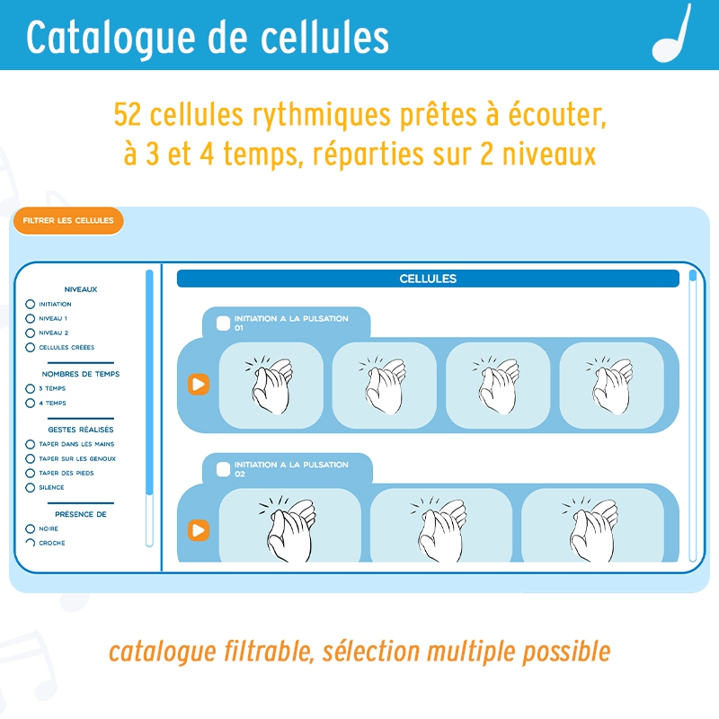 Apprendre le rythme et développer la motricité – Éducation musicale & artistique – Maternelle (PS, MS, GS) & CP