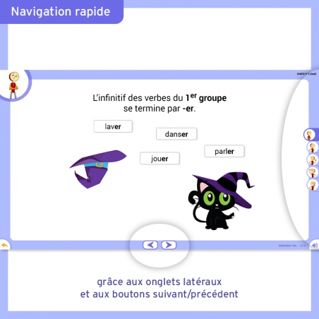 Les Leçons Interactives de Conjugaison • CM1-CM2