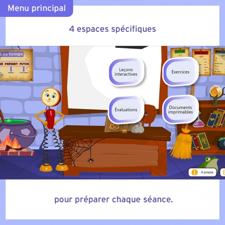 Les Leçons Interactives de Conjugaison • CM1
