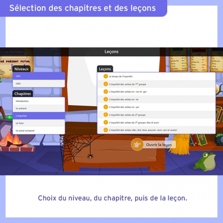 Les Leçons Interactives de Conjugaison • CM1