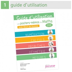 Synthétiser le programme de Mathématiques CE2 – Posters-Mémos avec Bout de Gomme – Jocatop