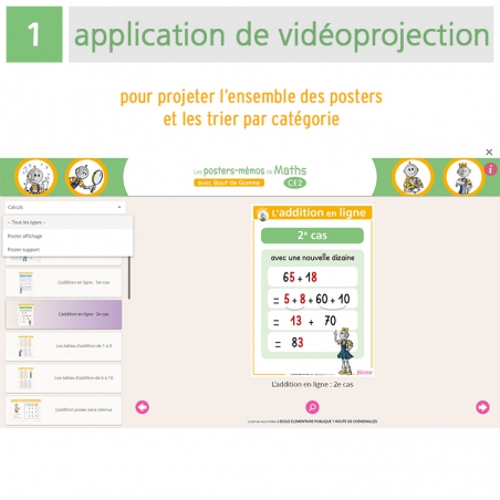Synthétiser le programme de Mathématiques CE2 – Posters-Mémos avec Bout de Gomme – Jocatop