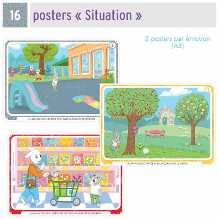 Les émotions du lapin Loustic – Outils pédagogiques pour comprendre et gérer ses émotions en maternelle – Jocatop