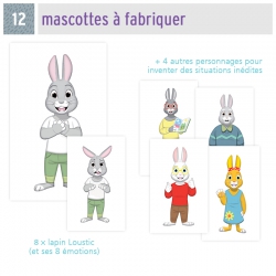 Les émotions du lapin Loustic – Outils pédagogiques pour comprendre et gérer ses émotions en maternelle – Jocatop