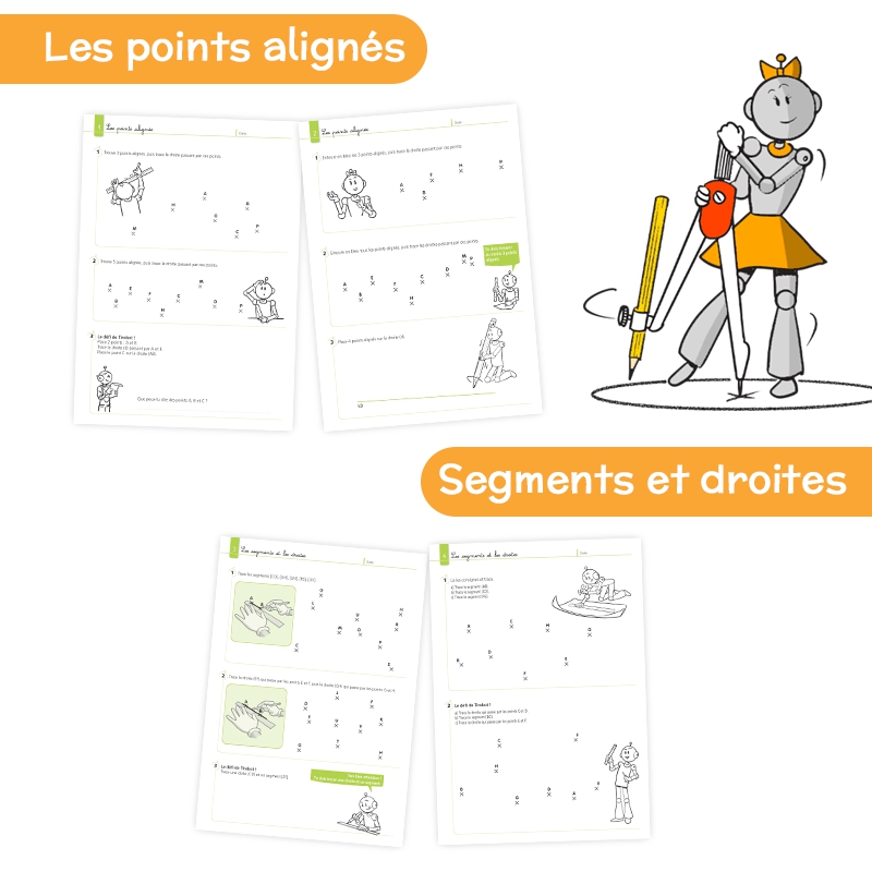 Apprendre la géométrie au CE2 – Cahier de mathématiques Bout de Gomme – JOCATOP