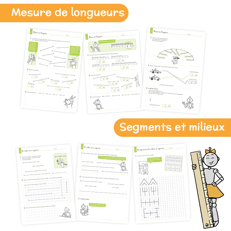 Apprendre la géométrie au CE2 – Cahier de mathématiques Bout de Gomme – JOCATOP