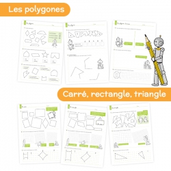 Apprendre la géométrie au CE2 – Cahier de mathématiques Bout de Gomme – JOCATOP