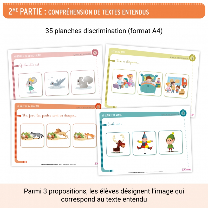 Apprendre à comprendre un texte entendu • Niveau 1