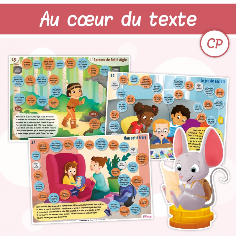 Compréhension de texte – Français – CP – Jeu pédagogique – JOCATOP