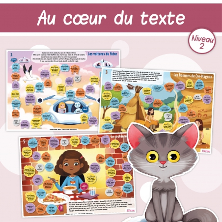 Compréhension de texte – Français – CE1 CE2 – Jeu pédagogique – Jocatop