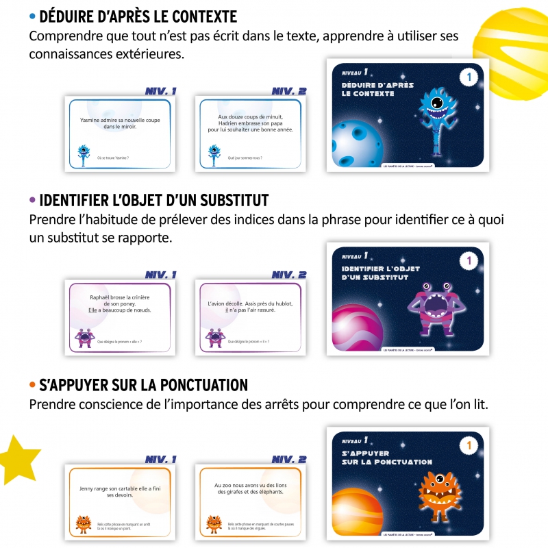 Lecture – Compréhension orale et écrite – CP CE1 CE2 – Jeu pédagogique – JOCATOP
