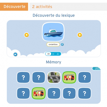 Développer le langage en maternelle – Application interactive – PS, MS, GS – Langage oral & vocabulaire – JOCATOP