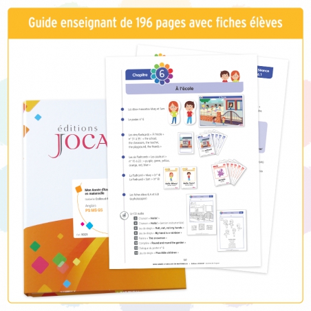 Découvrir l’anglais en maternelle – Kit pédagogique anglais – Cycle 1 – JOCATOP